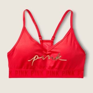 VS PINK red sport bra